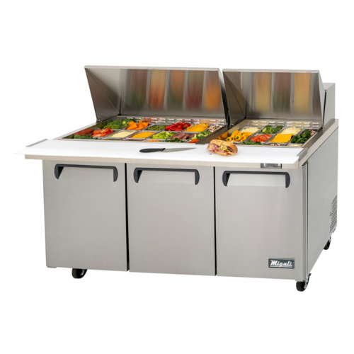 Migali Industries C-SP72-30BT-HC Mega Top Sandwich / Salad Prep Table