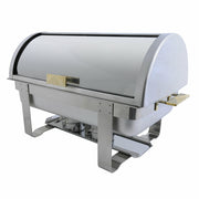 Thunder Group SLRCF0171G Roll Top Chafer w/ Gold Accents | 8 Qt.