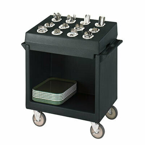 Cambro TDCR12 Dish Cart w/ 12 Compartment Flatware Rack