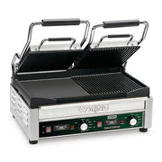 Waring WDG300T 17" Dual Cast Iron Sandwich Grill Smooth/Grooved
