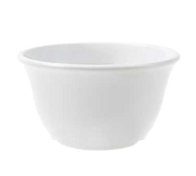 G.E.T. BC-70-DW Diamond White 7 oz. White Melamine Bouillon Cup | Case of 48