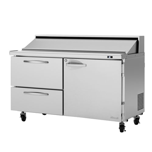 Turbo Air PST-60-D2R(L)-N Sandwich / Salad Prep Table