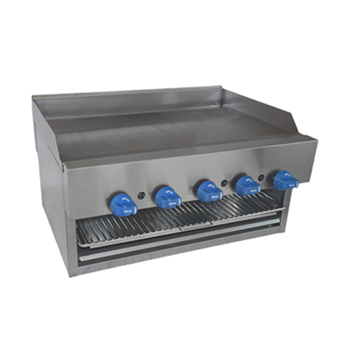 Comstock-Castle 1120B 20" Manual Countertop Gas Griddle & Cheesemelter Combo | 30,000 BTU
