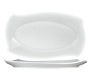 International Tableware RA-12 10" x 5-3/4" x 1-1/4"H Platter | Case of 12