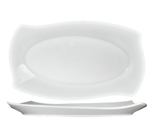 International Tableware RA-12 10" x 5-3/4" x 1-1/4"H Platter | Case of 12