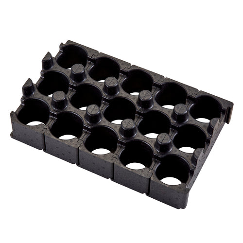 Cambro EPPBEVH5110 Cam GoBox 3 Compartment Eco-Friendly Insulated Beverage Holder | 5 Pack