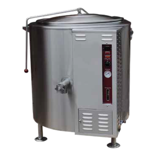 Crown Steam GL-60FE 60 Gal. Gas Full Jacket Stationary Steam Kettle | 130,000 BTU