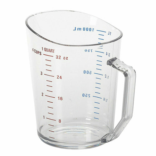 Cambro 100MCCW135 Camwear 1 qt. Plastic Measuring Cup
