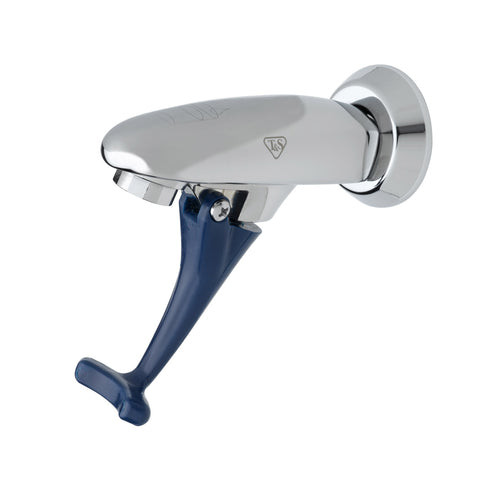 T&S Brass B-1200 Wall Mount Push Back Glass Filler Faucet