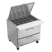 Victory VSPD36HC-15B-2 Mega Top Sandwich / Salad Prep Table