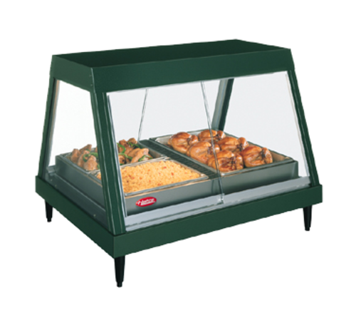 Hatco Glo-Ray GRHDH-4PD 2 Shelf 59" 8 Pan Heated Countertop Display Case
