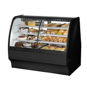 True Mfg. TGM-DZ-59-SC/SC-B-W Dual Temp Display Case