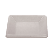 Thunder Group 4" Square Passion White Melamine Plate | Model No. PS3204W