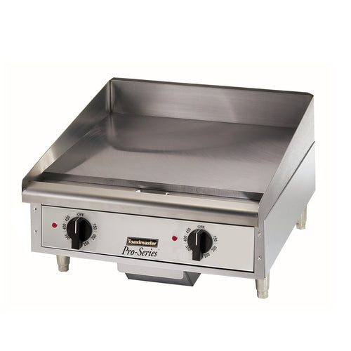 Toastmaster TMGE24 24" Thermostatic Electric Countertop Griddle | 208/240V