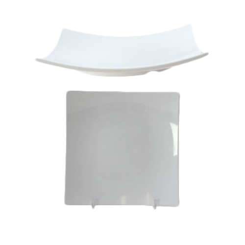 Thunder Group 24006WT 1" Deep 6" Flare Plate | Case of 12