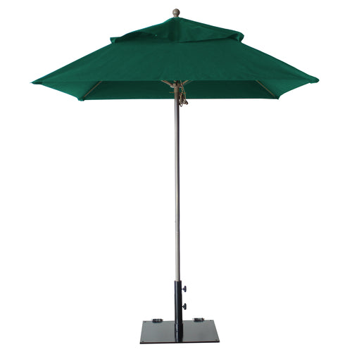 Grosfillex 98662031 Forest Green 6.5 ft Windmaster Umbrella
