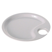 Thunder Group 10-1/2" Passion White Melamine Plate | Model No. RF7010W