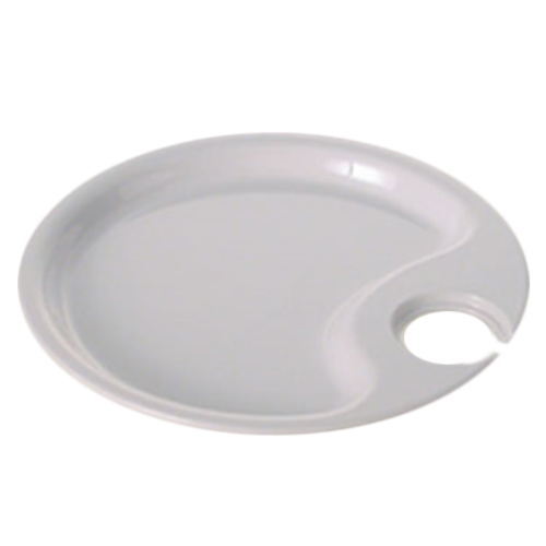 Thunder Group 10-1/2" Passion White Melamine Plate | Model No. RF7010W