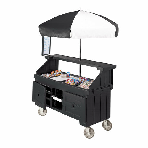 Cambro CVC724 Camcruiser 4 Full Sized Well Vending Cart | 74-1/2" x 31-3/4"