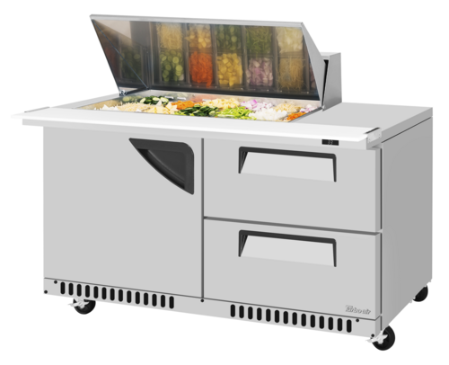 Turbo Air TST-60SD-18M-D2R(L)-FB-N(-LW) Mega Top Sandwich / Salad Prep Table