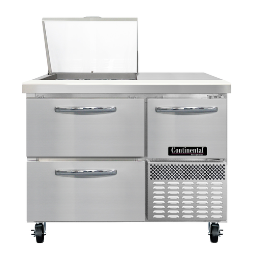 Continental Refrigerator RA43N9M-D Refrigerated Counter, Mega Top Sandwich / Salad Unit