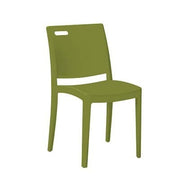 Grosfillex US563282 Metro Stacking Outdoor Chair | Cactus Green