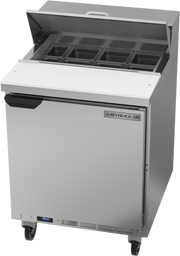 Beverage Air SPE27HC  27" 1 Door Refrigerated Sandwich Prep Table | (6) 1/6 Pan