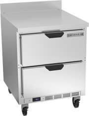 Beverage Air WTFD27AHC-2 27" 2 Drawer Worktop Freezer w/ 4" Removable Backsplash | 6.13 Cu. Ft.