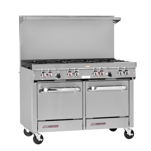 Southbend S48EE-4T 48" Gas Range w/ 48" Griddle, 2 Standard Ovens