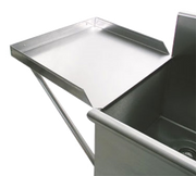 Advance Tabco N-5-24-X 21" x 24" Stainless Steel Detachable Drainboard for Square Corner Sinks