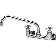 T&S Brass B-0290 8" Center Wall Mount Pot & Kettle Faucet w/12" Spout