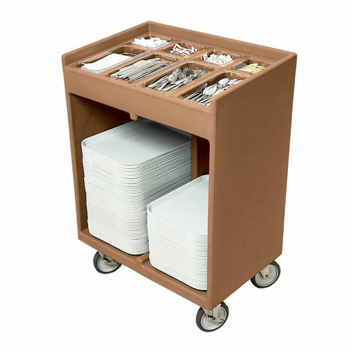 Cambro TC1418 Flatware & Tray Cart | 200 Tray Capacity
