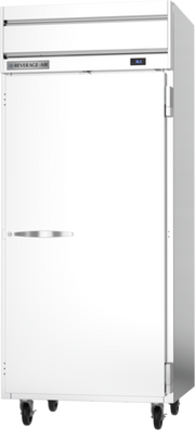 Beverage Air HRPS1WHC-1S 26" 1 Wide Solid Door Top Mount Reach In Refrigerator | 30.76 Cu. Ft.