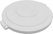 Carlisle 84104502 Bronco Lid for 44 Gallon Trash Container - White