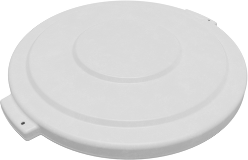 Carlisle 84104502 Bronco Lid for 44 Gallon Trash Container - White