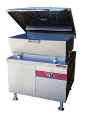 Crown Steam GMTS-40 Gas Hydraulic Tilting Skillet w/ Cabinet Base | 40 Gal. Capacity