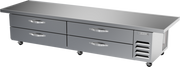 Beverage Air WTFCS96HC-108 108" 4 Drawer Worktop Chef Base Freezer | 20.42 Cu. Ft.