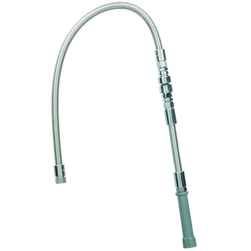 T&S Brass B-0044-V9 44" Flexible Stainless Steel Pre-Rinse Hose w/ Backflow Preventer