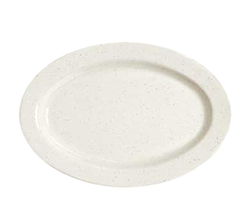 G.E.T. M-4020-IR Santa Fe 14" x 10" Oval Melamine Platter | Case of 12