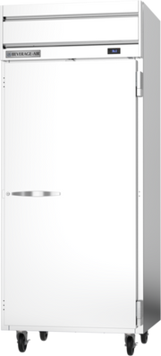 Beverage Air HRP1WHC-1S 35" 1 Wide Solid Door Top Mount Reach In Refrigerator | 30.76 Cu. Ft.