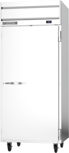 Beverage Air HRP1WHC-1S 35" 1 Wide Solid Door Top Mount Reach In Refrigerator | 30.76 Cu. Ft.