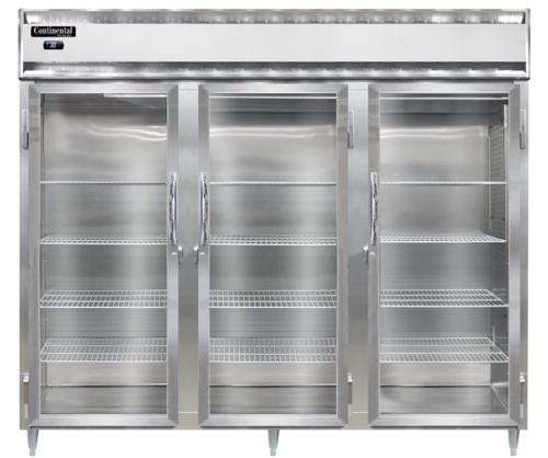 Continental Refrigerator D3RENSAPT-GD-SD Refrigerator, Pass-Thru