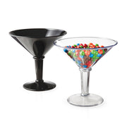 G.E.T. 48 oz. Black Plastic Super Martini Glass | Model No. SW-1419-SAN-BK