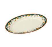 G.E.T. Bella Fresco OP-621-BF 21 x 15" Oval Melamine Platter