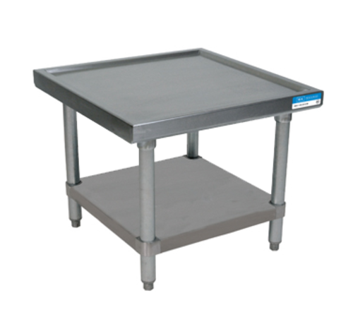 BK Resources MST-3024SS Equipment Stand w/Stainless Steel Undershelf | 30" x 24"