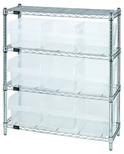 Quantum WR4-39-1236-809CL Shelving Unit, Wire