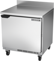 Beverage Air WTR32AHC 32" 1 Door Worktop Refrigerator with 4" Removable Backsplash | 7.2 Cu. Ft.