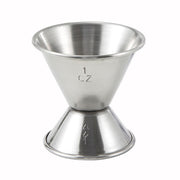 Winco J-1 Double Jigger | 1/2 oz. x 1 oz.