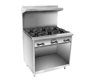 Comstock-Castle F33 36" Gas 6-Burner Range w/ Open Cabinet Base | 144,000 BTU