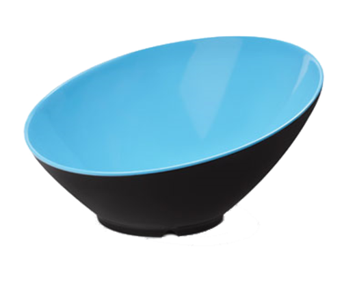 G.E.T. Brasilia B-789-BR 1.1 qt Angled Melamine Serving Bowl